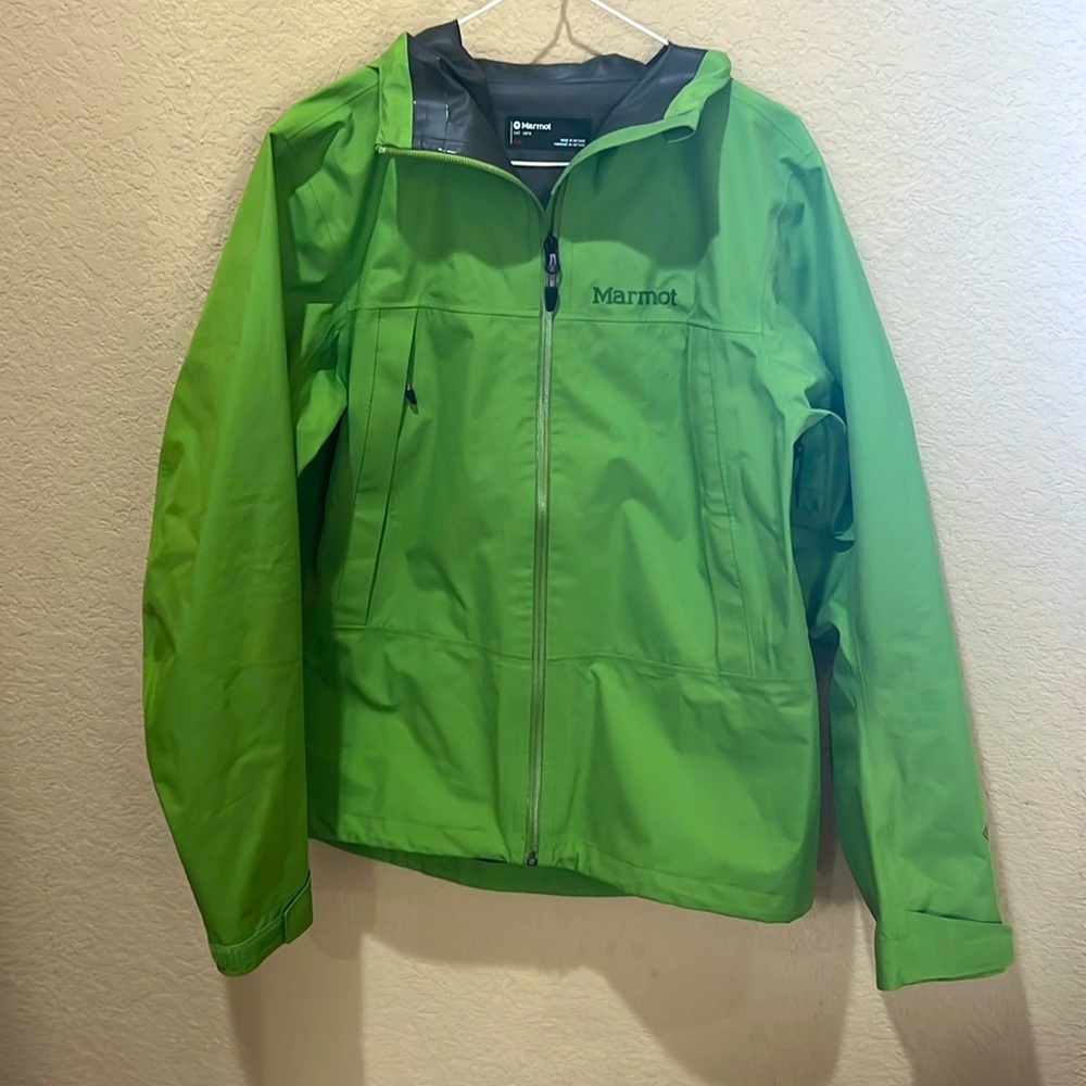 Green Marmot Gortex Rain Jacket